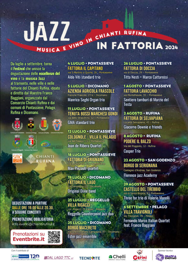 locandina jazz in fattoria 2024